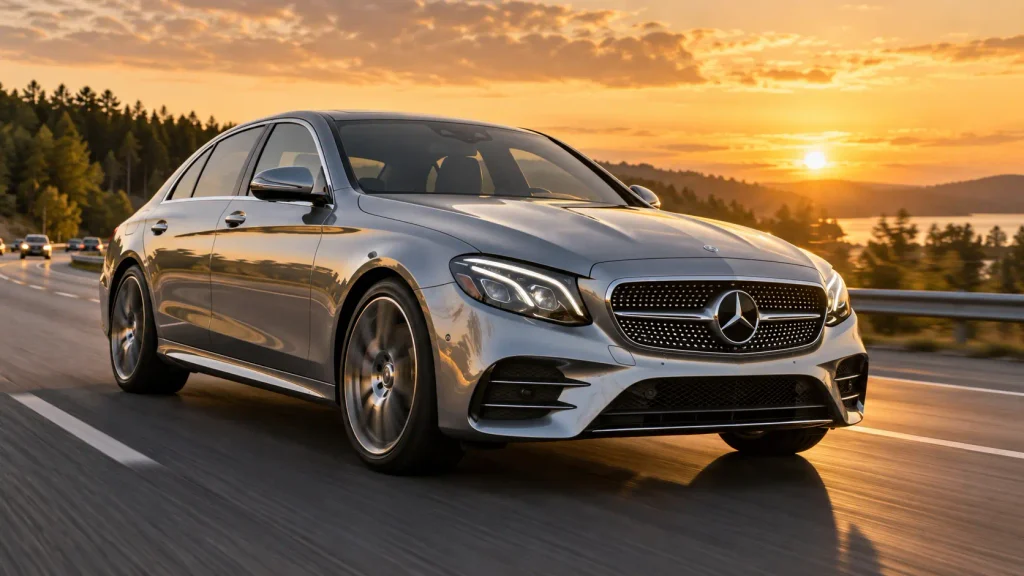 golden hour highway cruise
